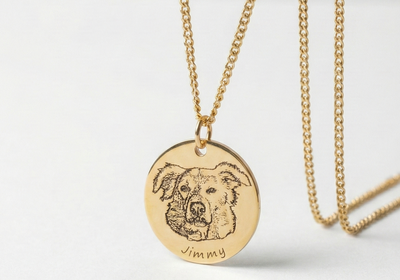 Collana personalizzata con ritratto di animale domestico