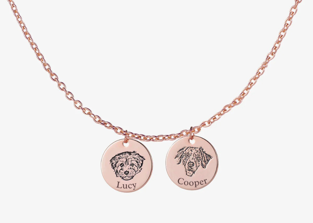 Collana personalizzata con ritratto di animale domestico
